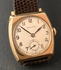 ROLEX Vintage 1937 Mens Cushion Cased Watch 28.5mm 9ct Gold VGC Ref 2009 Working