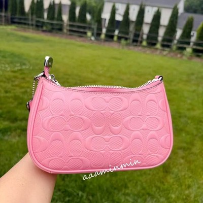 NWT Coach Teri Mini Crossbody Bag with Signature Leather Heart