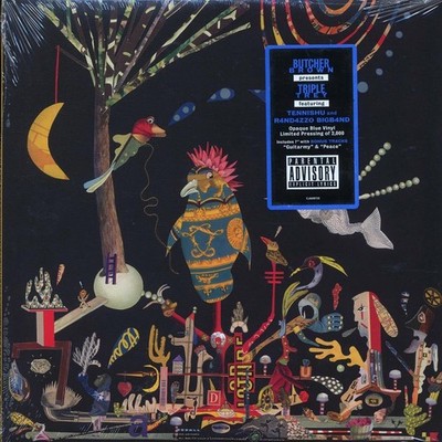 Butcher Brown, Tennishu, R4nd4zzo Bigb4nd - Triple Trey (BLUE VINYL W/ 7'' VINYL)