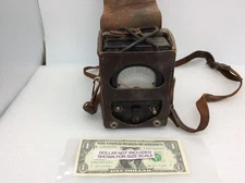 Bell System KS-8455 L2 Brownie Ohm Meter / Points W/ Leads Clips & Leather Case