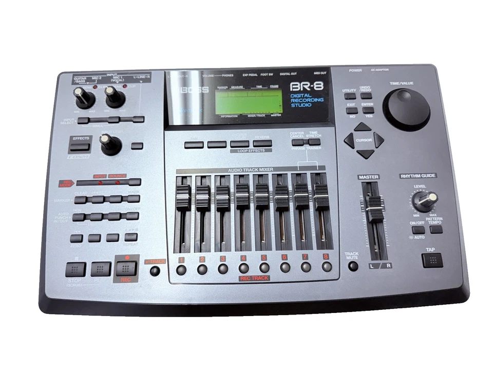 BOSS BR-8 Digital Recording Studio Used Tested ZIP Disk Soft Case English Manual - Image 4 of 4