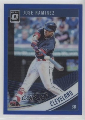 2018 Panini Donruss Optic Blue Prizm 123/149 Jose Ramirez #139 8k4