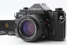 MINT Canon A-1 A1 Black SLR 35mm Film Camera New FD 50mm f/1.4 Lens From JAPAN