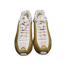 Nike Shox R4 Metallic Gold / Soft Pearl Women's Sneakers