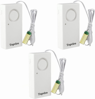 Topvico Water Leak Sensor Detector Flood Alarm for Basement RV Moisture 120Db Wo