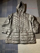 Womens Lane Bryant Size 22/24 Green Primaloft Parka Full Zip