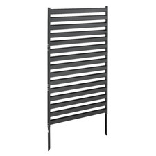 VEVOR Metal Privacy Screen, 38" W x 60" H Freestanding Modern Fence – Adjustable