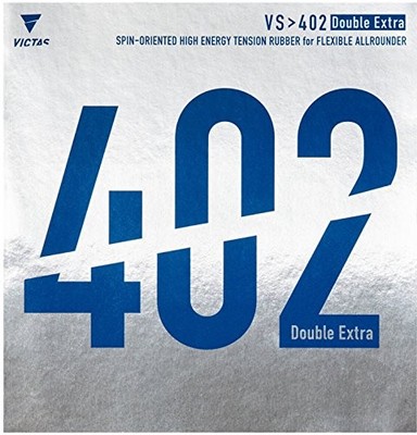 VICTAS VS402 Double Extra Inverted Rubber Black Size 2.0 0020 020401 NEW