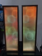 Super Rare! Pair Of J.C. Penney Psychedelic Light Boxes - Working! - JC Penny -
