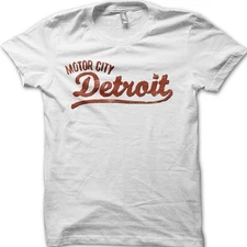 Motor City Detroit Classic Retro Motorsport Vintage Car T-Shirt 06152