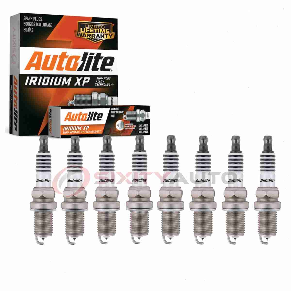 8 pc Autolite Iridium XP Spark Plugs for 1986-1991 Chevrolet Corvette rc