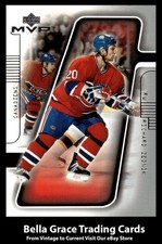 2001-02 Upper Deck MVP Richard Zednik #101 Montreal Canadiens NHL Hockey