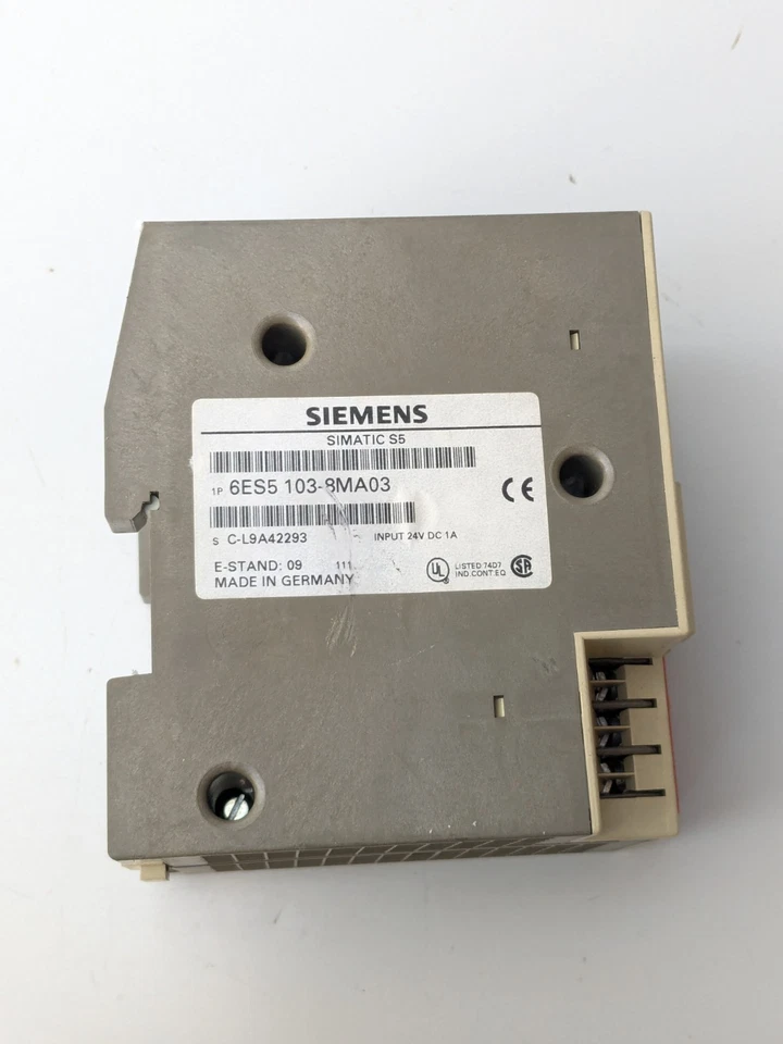 SIEMENS CPU S5 SIMATIC S5-100U 103 - 6ES5 103-8MA03 - 6ES5103-8MA03 - Photo 2/3