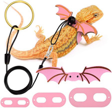 3 Size Pack Bearded Dragon Leashes and Harnesses, Bearded Dragon Harness, Soft L