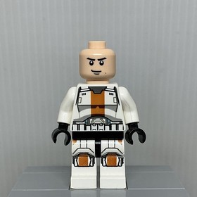 LEGO Star Wars Legends sw0440 Republic Trooper Minifigure Smirk 75001 Note