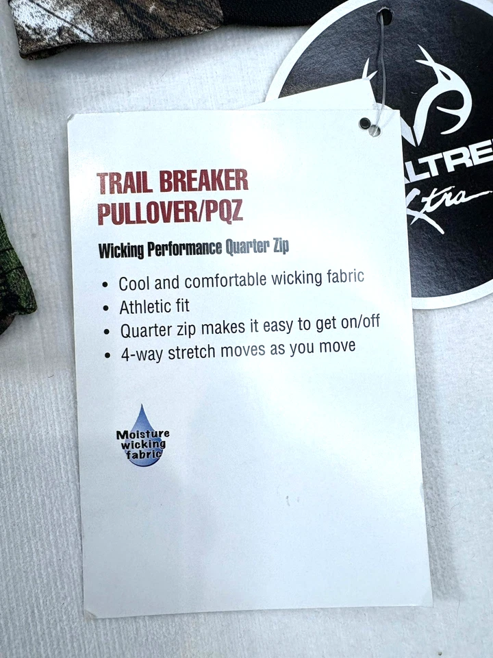 Gamehide Shirt Large Realtree Camo Long Sleeve Men's Trail Breaker Hunt NWT - Image 3 of 4