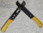VINTAGE K MILLER T & M TOOL CO. WIRE STRIPPER YELLOW HANDLE MADE U.S.A. — photo 4