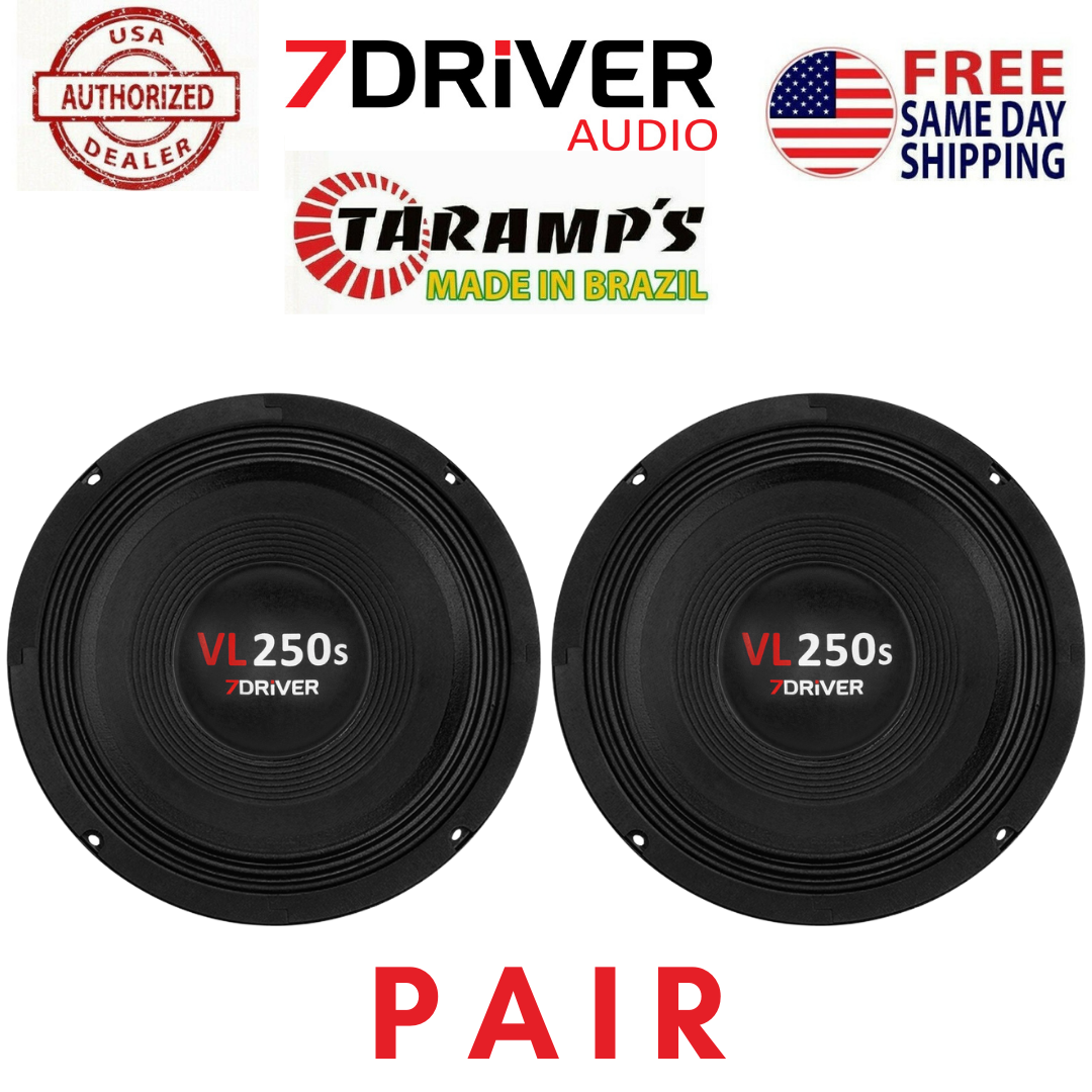 PAIR 7DRIVER TARAMPS 8