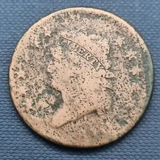 1810 Classic Head Large Cent 1c Circulated Cleaned nice Reverse #46462