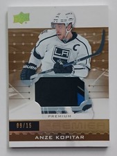 2016-17 UD Premier Premium Materials Stick & Tape Anze Kopitar /15 Kings