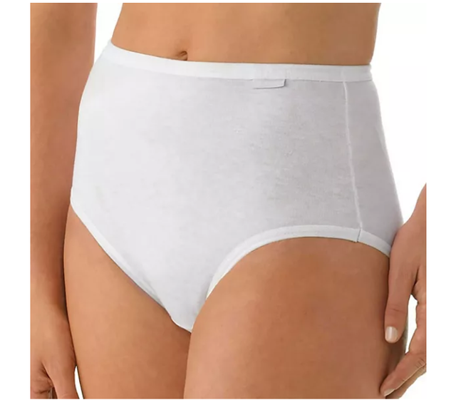 Jockey Elance 100 Combed Cotton Classic Fit Briefs Women's Size 7