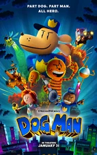 Dreamworks Dog man 11" x 17" Collector's Movie Poster ( T3 )