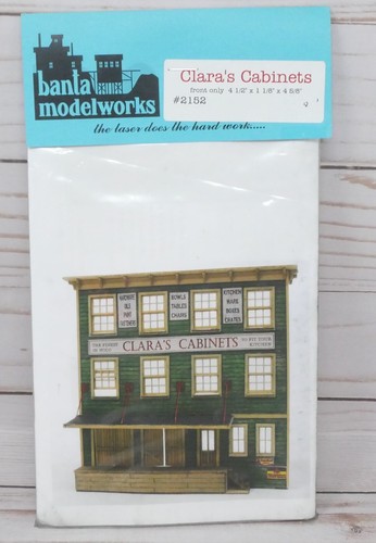 Banta Modelworks 2152, Clara's Gabinetes, Kit de Construcción Solo Frontal, Escala HO | Zustand: New