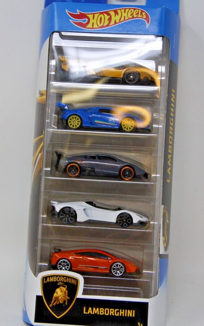 Hot Wheels Lamborghini 5 Super Car Pack Set GHP62 01806 2020