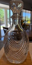 Vintage Courvoiser Glass Cognac Decanter W Stopper