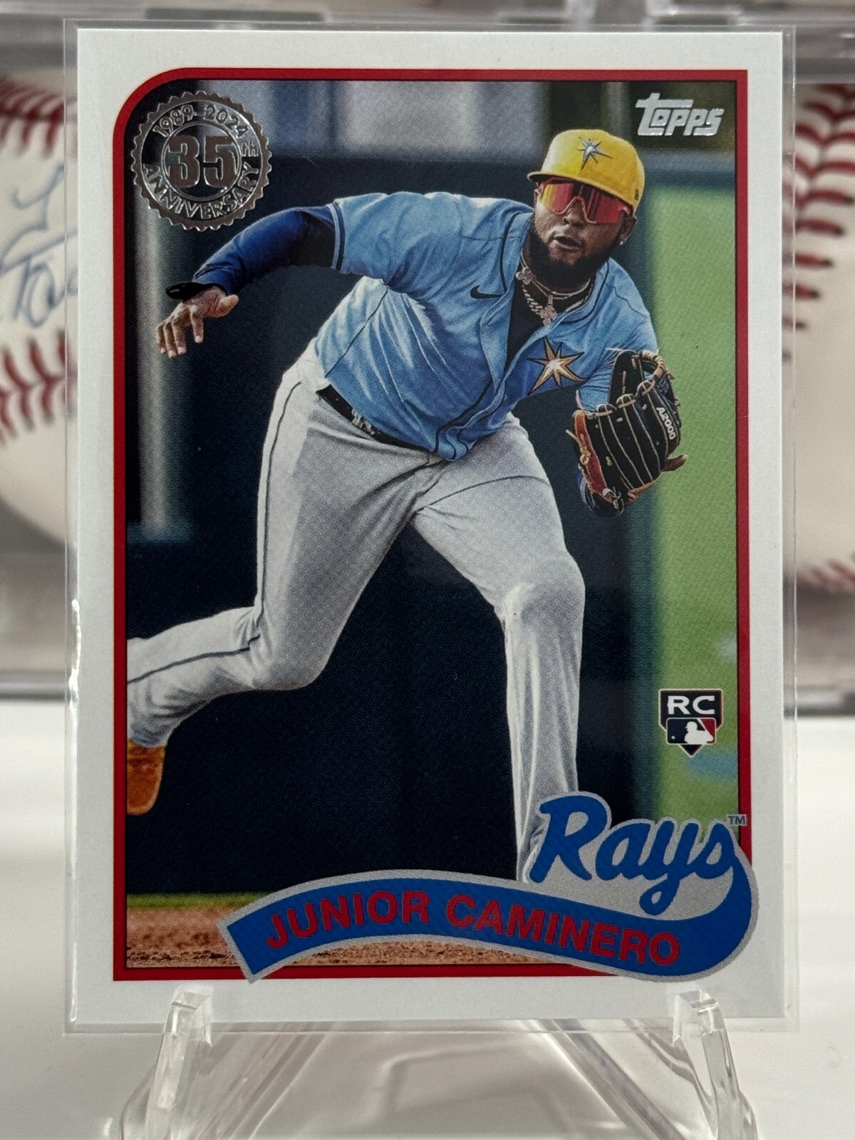2024 Topps Update Series - 1989 Topps Baseball Junior Caminero #89US-16 (RC)