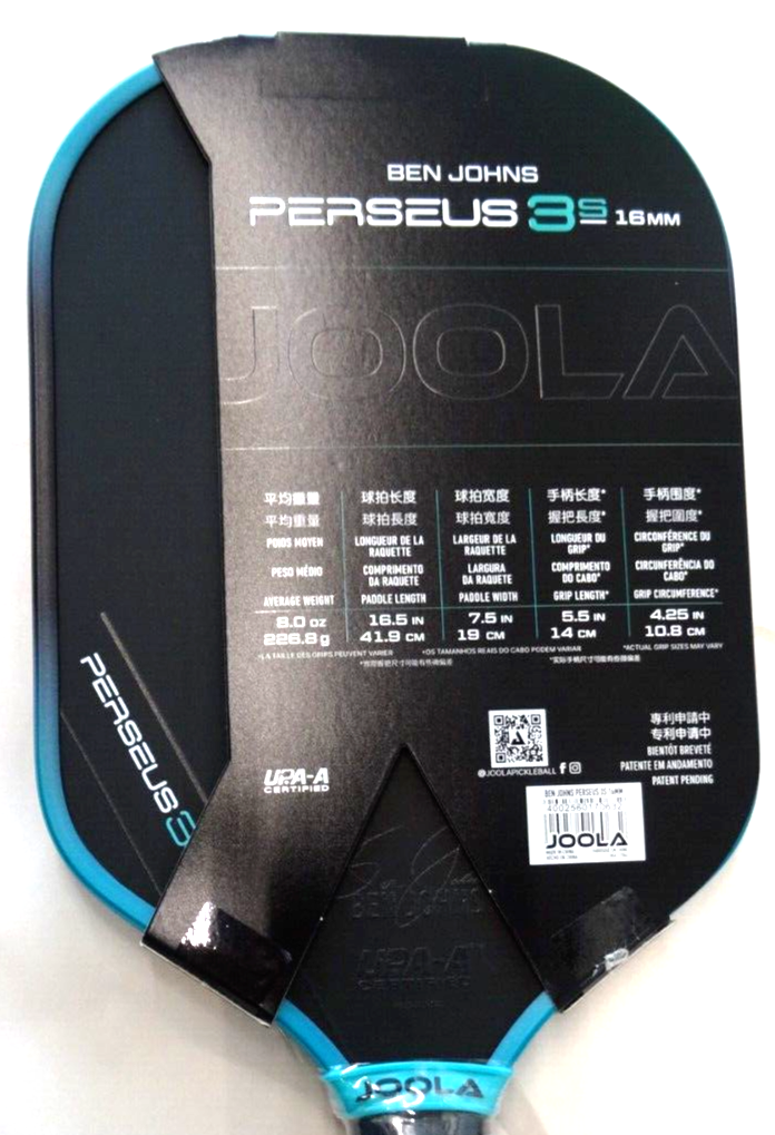 Joola Ben Johns PERSEUS 3s Pickleball Paddle - Brand New | eBay