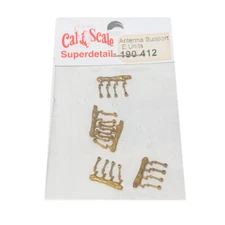 Cal Scale 190-412 PRR Induction Phone Antenna Supports Diesels E Units HO Scale