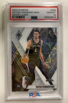 Victor Wembanyama 2023-24 Panini Phoenix RC White Lazer SP / 150