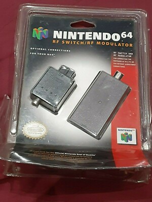 Nintendo 64 N64 RF Switch Modulator NEW & SEALED