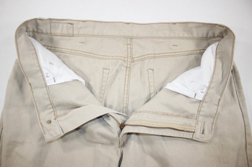 Vintage L.L. Bean Jeans Men's 38x32 Double L Relaxed Fit 100% Cotton Beige - Picture 5 of 9