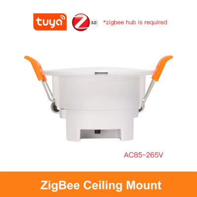 Zigbee Mmwave Radar Menschliche Präsenz Bewegungssensor 24G Deckenhalterung Leuchtdichte/Dis