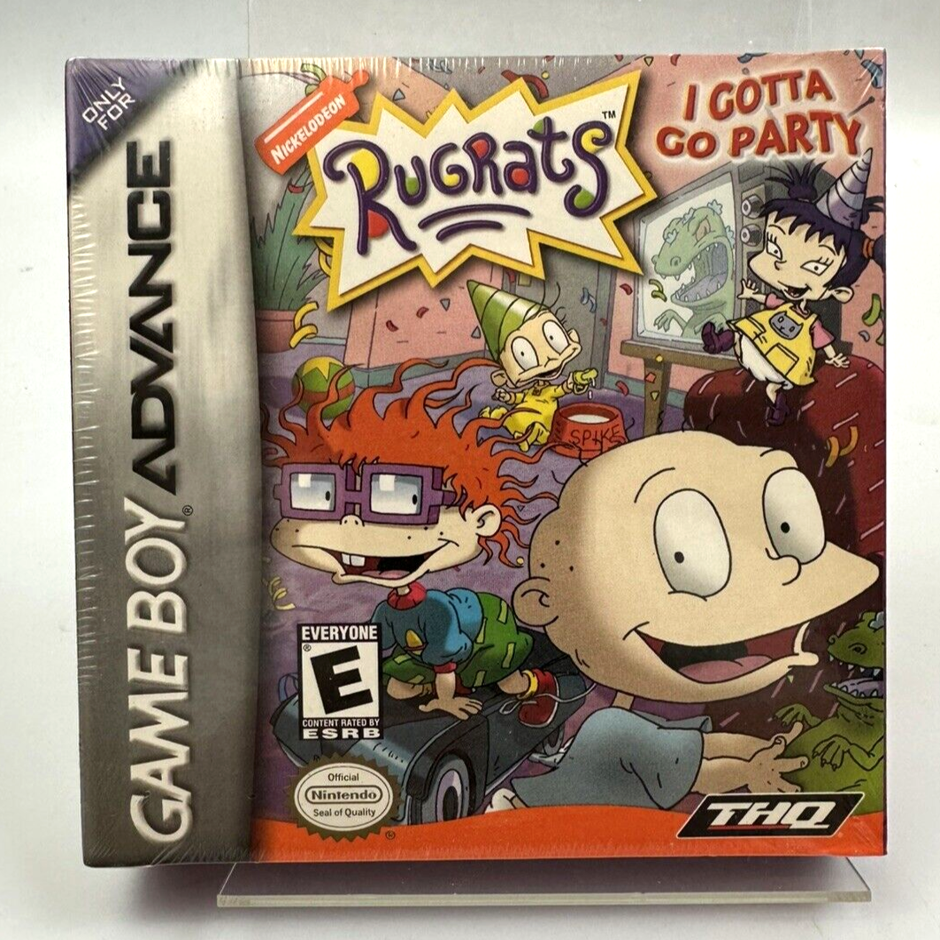 GBA Rugrats I Gotta Go Party, New And Factory Sealed