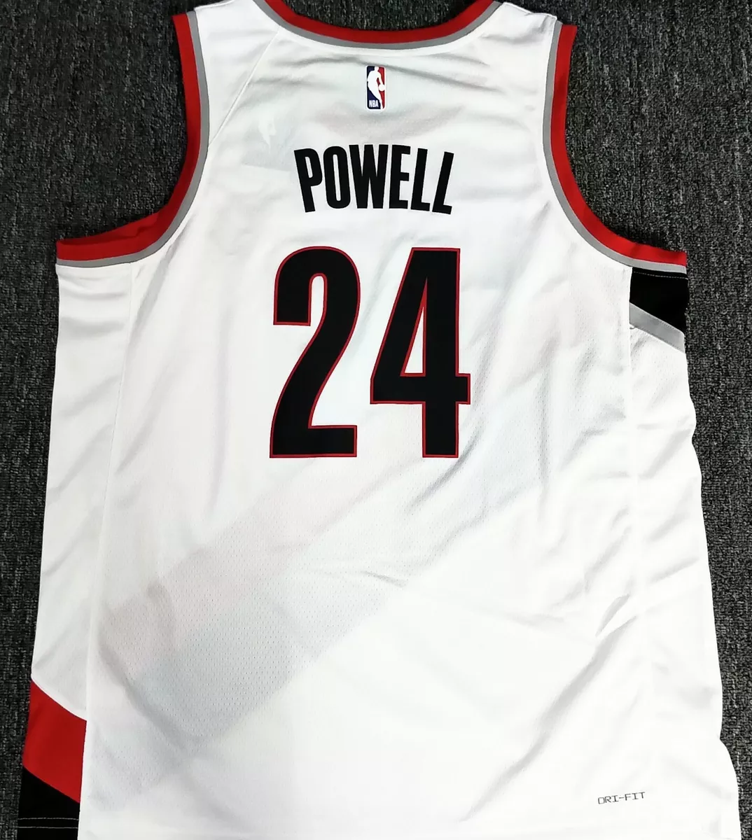 NWT 52 XL NORMAN POWELL PORTLAND TRAIL BLAZERS AUTHENTIC SWINGMAN