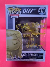 SHIRLEY EATON signed Autogramm Funko Pop JAMES BOND in Person autograph ACOA