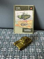 Axis  Allies Miniatures 1939-1945 Soviet Union T-26B Tank With Card 23/60