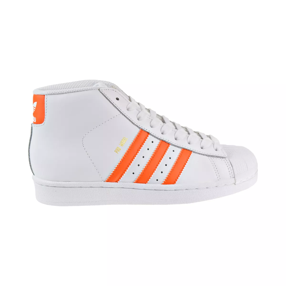 Adidas Pro Model Big Kids Shoes Footwear White Orange Gold