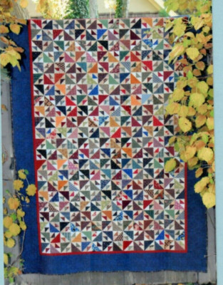 Not Fish 3'' Blocks Lap Quilt or Wall Quilt Pattern Primitive Country Folk Art