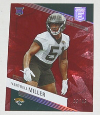 2023 Donruss Elite Football Aspirations RED #194 - Ventrell Miller (RC) 19/49