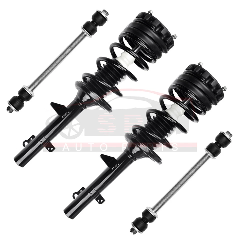 For 1994-07 Ford Taurus Mercury Sable Rear Complete Struts & Sway Bar Links Kit Foto 3 de 4