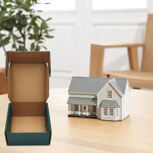 25 Pack Corrugated Packaging Box Mailers Shipping Green Recyclable Cardboard ... - Picture 6 of 8