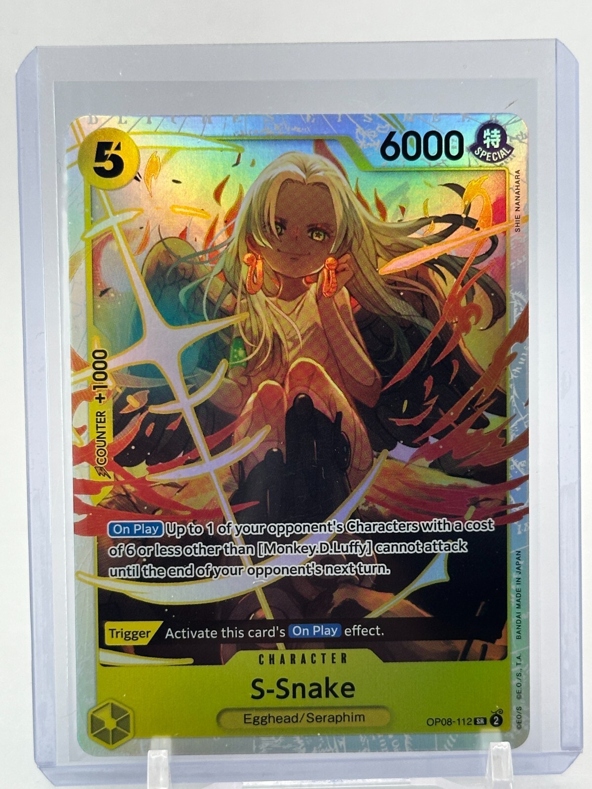 S-Snake OP08-112 (Super Rare) Two Legends ONE PIECE TCG NM English