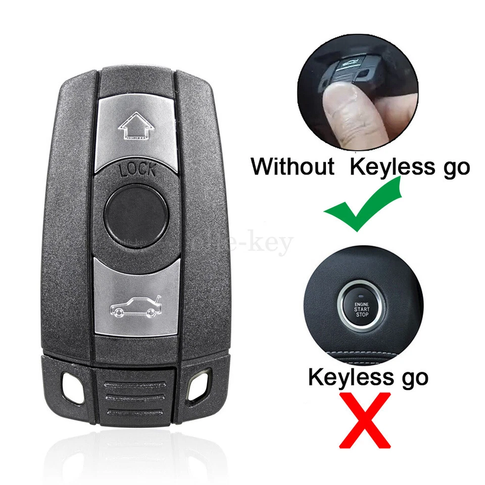 2 para 2007 2008 2009 2010 2011 BMW Serie 1 3 5 6 M3 M5 X5 X6 Z4 Mando a distancia Llavero Foto 2 de 4