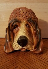 VTG 1979 ME MYSELF AND I heavy Plaster Dog Bloodhound Excellent