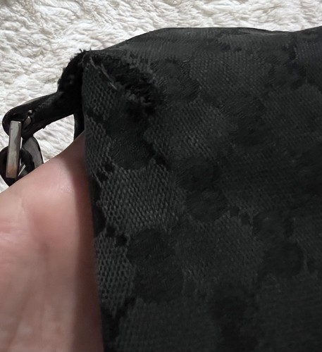 GUCCI GG Canvas Mini Hand Bag Black Auth - Picture 9 of 15