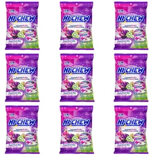 Morinaga HI-CHEW Fruity Chewy Candy - Superfruit Mix 3.17 oz each - Pack of 9